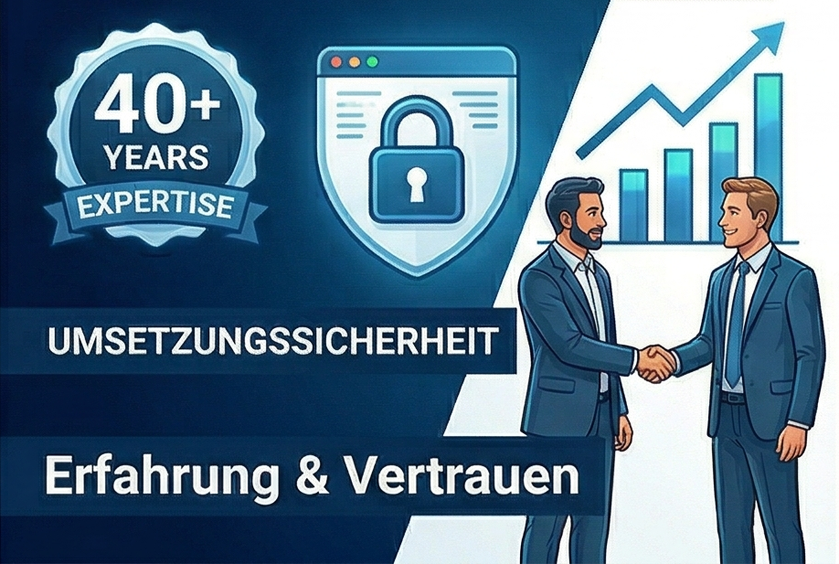 Vertrauen & Abschluss-Banner